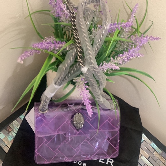 Kurt Geiger London Rainbow Shop Mini Kensington Transparent Shoulder Bag - Picture 8 of 17